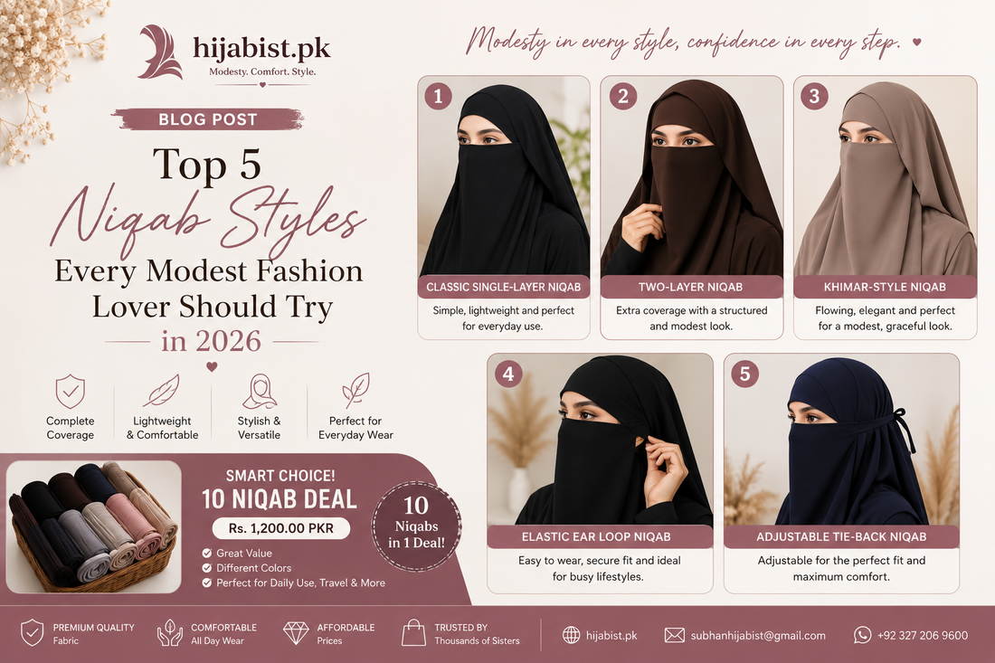 Top 5 Niqab Styles Every Modest Fashion Lover Should Try in 2026