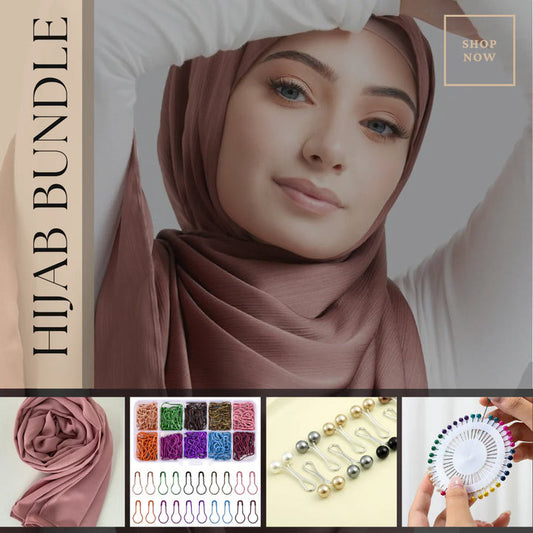 5 GEORGETTE HIJABS DEAL - ESPRESSO