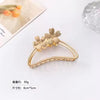 New Hair Claw Metal Gold Flower Claw Clip
